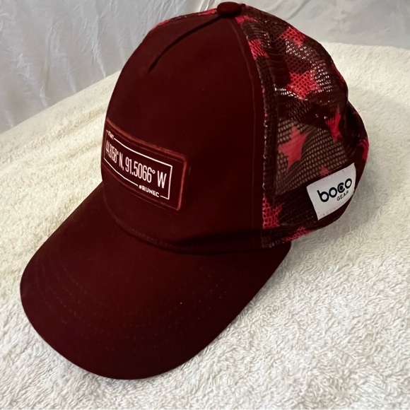 Eau Claire Marathon Adjustable Maroon Trucker Hat - Picture 10 of 14